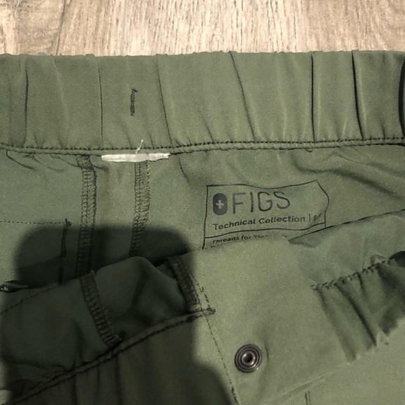 Figs joggers cargo moss 5 pockets - Picture 4 of 4